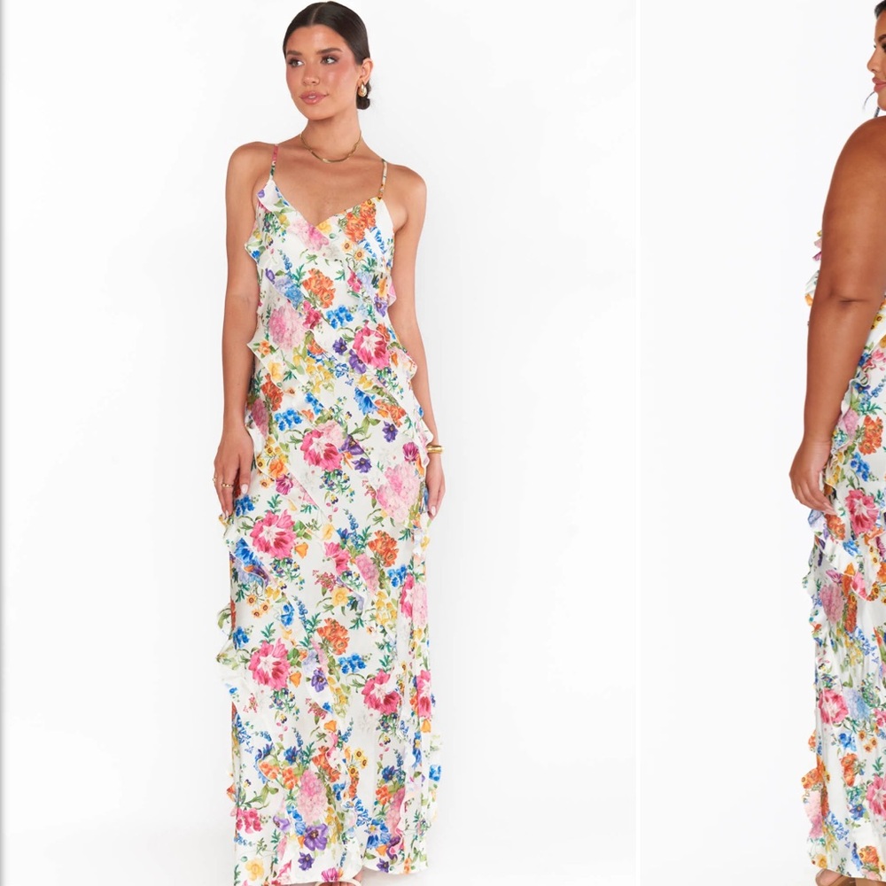 Show me your Mumu Romance Ruffle Dress